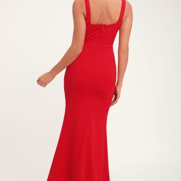 LULU'S Sweetest Thing Red Maxi Dress - Picture 4 of 9